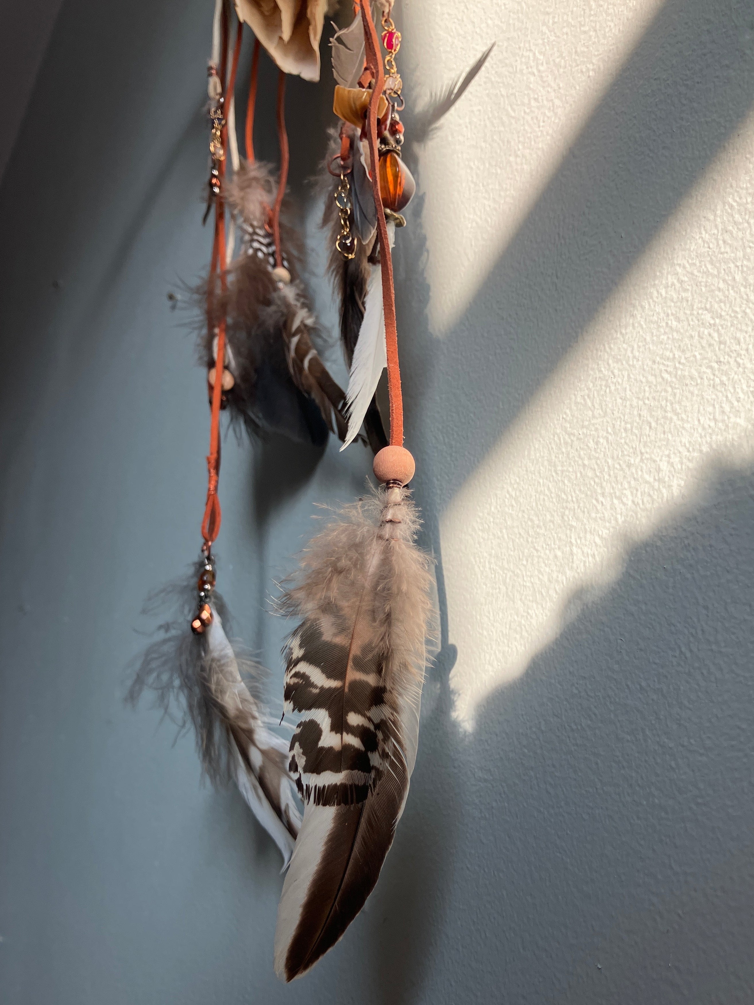 Crystal Sacred Sun Sigil Decorated Deer Skull- Courage, Renewal