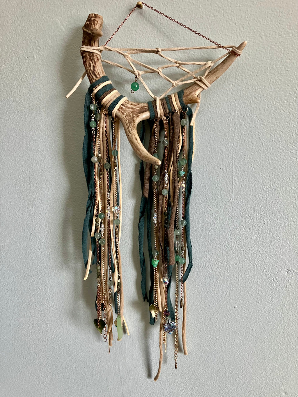 Antler Dreamcatcher- Earth Energy- Heart Chakra